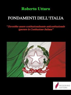 cover image of Fondamenti dell'Italia